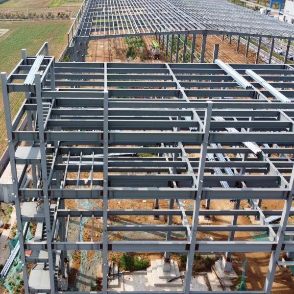 Multi-Story Modular Steel Hotels with Curtain Glass Wall Design