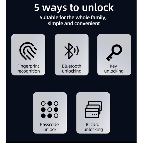 Inteligente Ttlock Smart Door Lock Keyless Wifi Biometric Fingerprint Electric Rim Lock External Anti-theft Bull Head Lock