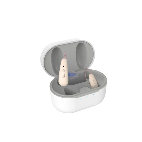 40dB Peak Gain Invisible Wireless Hearing Aids with 8 Channels