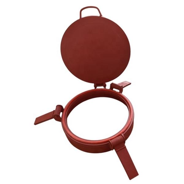 High Flow Rate Powder Tank Truck Manhole Cover DN470 with Carbon Steel Material and 0.3MPa Nominal Pressure