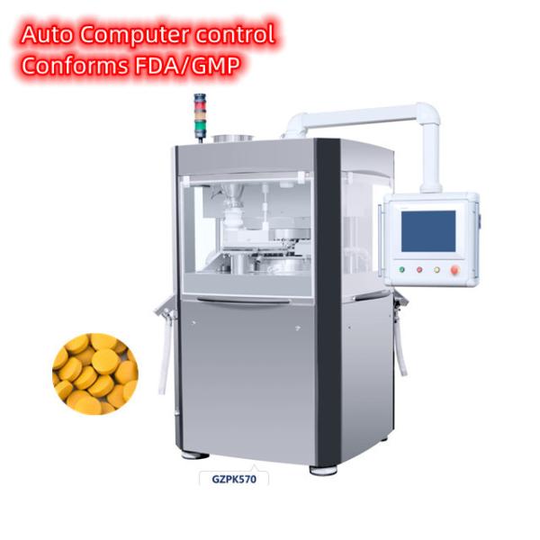 TIANHE 100KN Auto Weight High Speed Tablet Compression Machine Force Feeder D Tooling