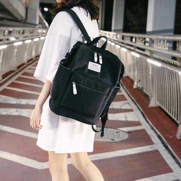 New nylon waterproof backpack large-capacity leisure student bag printed travel backpack