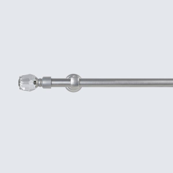 Home Window Decoration Curtain Rod Finials Crystal Curtain Rod Pole