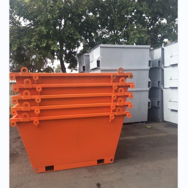 OEM Waste Management Metal Skip Heavy Duty Outdoor Waste Bin For Recycling