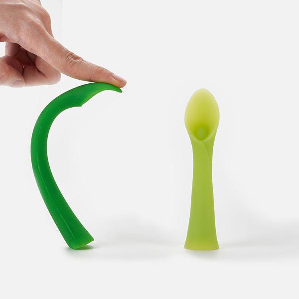 First Stage Silicone Baby Spoon Food Grade BPA Free Infant Feeding Utensils