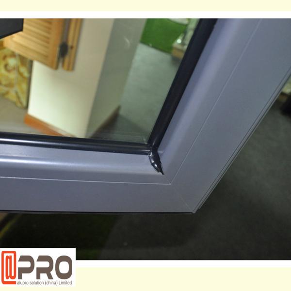 Double Glazing Vertical Bifold Window , Anodized Aluminium Windows aluminum kitchen folding window aluminum bi fold wind