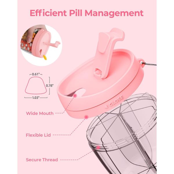 Custom Container 150Ml Red Pink Empty Supplement Vitamin Capsule Pill Plastic Bottle for Packaging