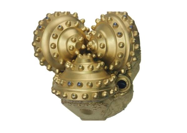 Steel Tooth Roller Cone Drill Bit High Penetration Rate Endure Long Run Times