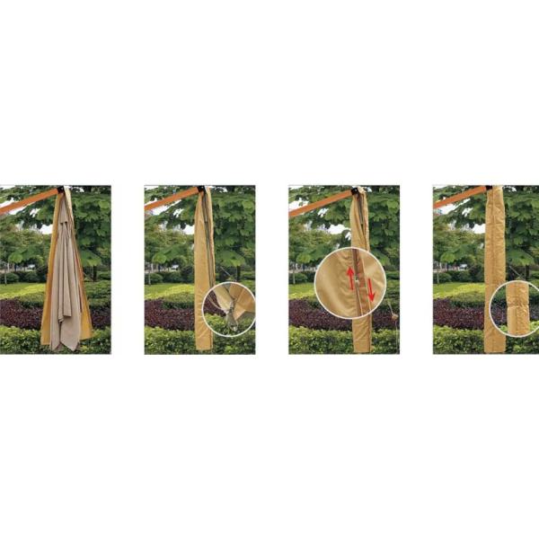 Beach patio garden pool umbrella plastic rain covers protective outdoor parasol umbrella covers---2091RC