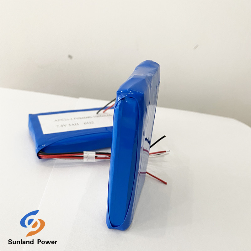 7.4V 5AH LP806090 2S1P Полимерные литиево-ионные батареи Функция I2C с топливным калибровкой