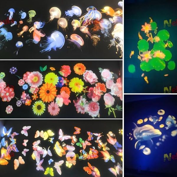 300W LED Zoom Outdoor Dynamic Floating Effect Gobo Projector Light