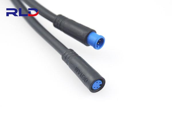Conector de cabo impermeável da extensão do conector de cabo 2Pin do conector IP65 rápido 3Pin