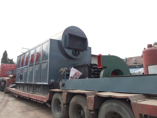 Light Weight Wood Steam Boiler Automatic Feeding Saving Storage  Space