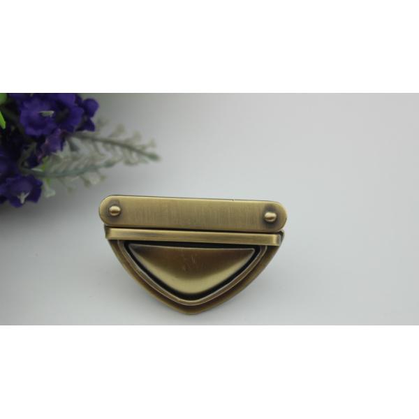 High quality fashion metal accessories zinc alloy 4 colors handbag lock hardware