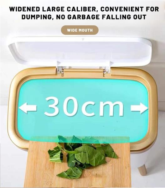 Household Indoor Trash Can With Legs Large Garbage Can With Legs