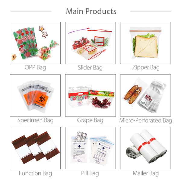 LDPE zipper bag package bag k plastic bag, Biodegradable, Compostable, Corn starch Bags, eco friendly packaging