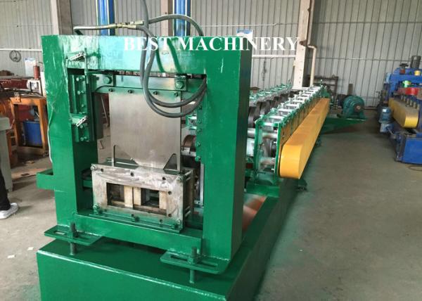 Punching Device U Channel Roll Forming Machine , Galvanized Steel Roll Forming Machine