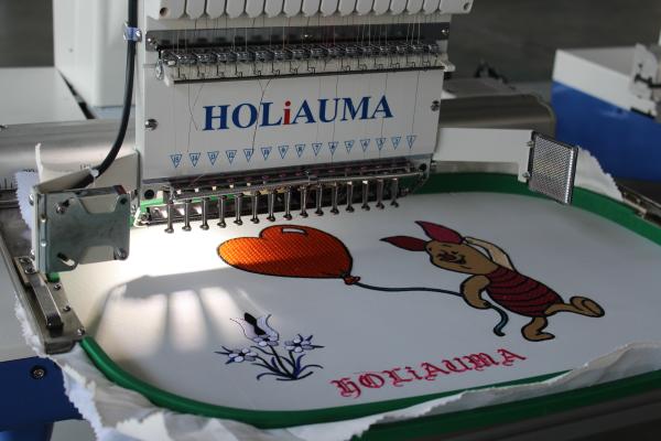 Single head 15 needles high speed computer embroidery machine like tajima embroidery machine