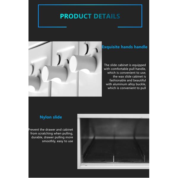 Laboratory Pathology metal sliding cabinet Medical Display Cabinet With Locking