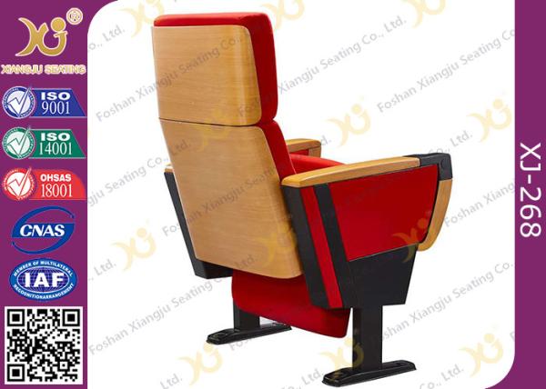 Foldable Auditorium Theater Seating With Big Food Table In Armrest