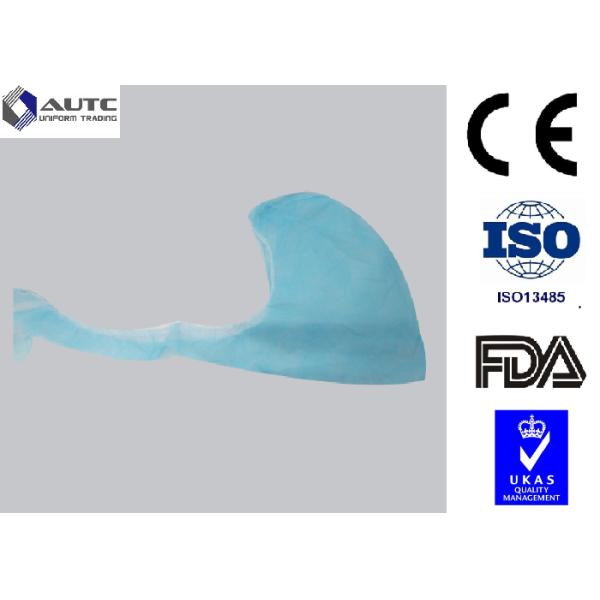 Laboratory Disposable Medical Caps Custom Convenient Breahable For Long Hair
