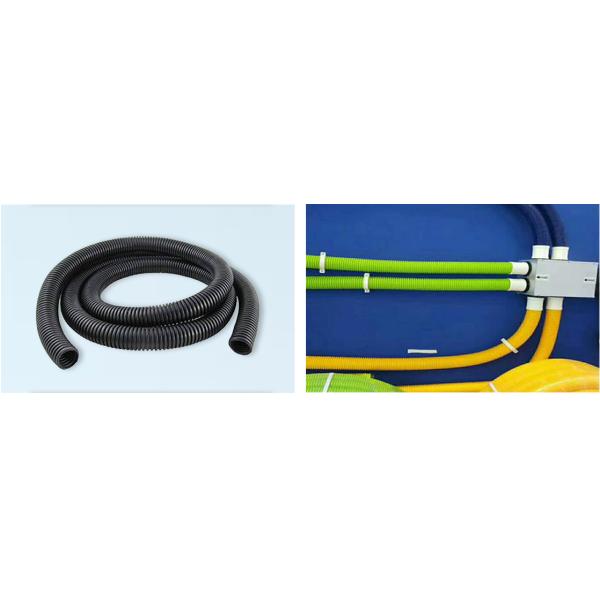 линия штранг-прессования трубы из волнистого листового металла стены двойника 120kg/H OD110mm