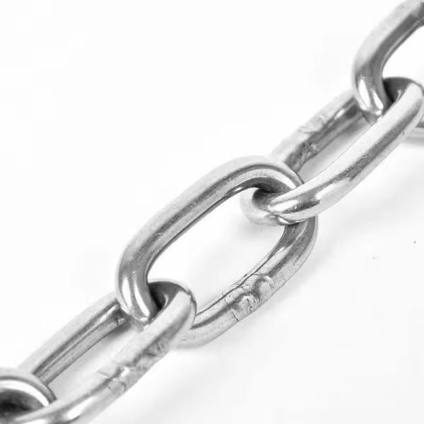 8mm Stainless Steel Welded Lifting Chain 2t Load Limit