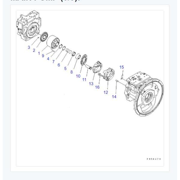 708 3M 04311 PC160 7 Hydraulic Repair Parts Komatsu Genuine 708 3M 04311 PC160 7 Hydraulic Repair Parts Komatsu Genuine