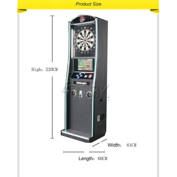 Entertainment Coin Operated Arcade Machines For Club / Electronic Dart Machine