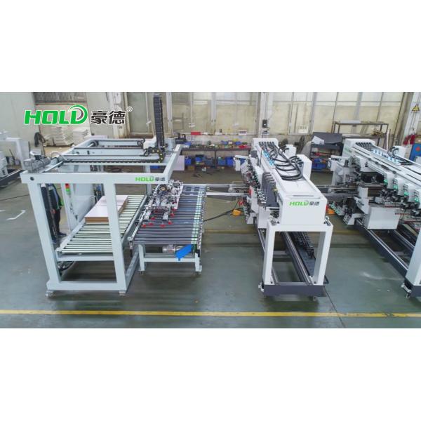 Автоматический аттестованный CE производственной линии мебели панели шкафа машины кольцевания края Woodworking