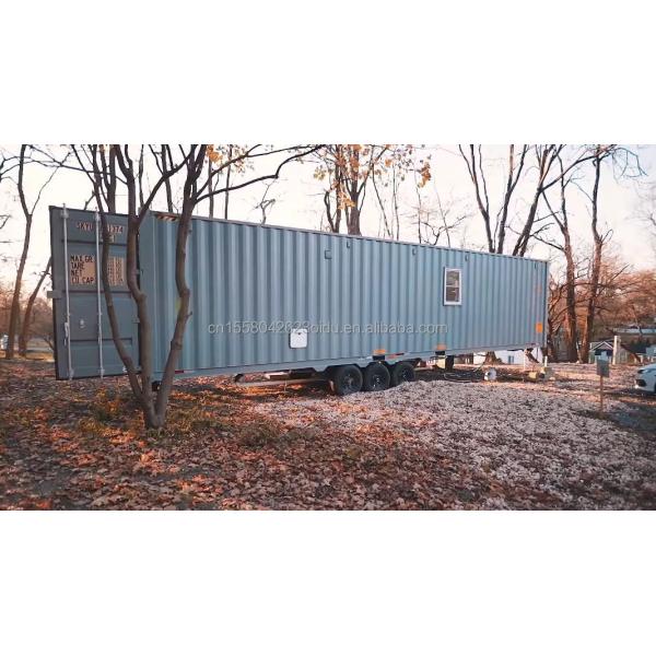 40ft Shipping Container Transformation for a Convenient Family Home Bedroom Living Room Kitchen and Bathroom Included