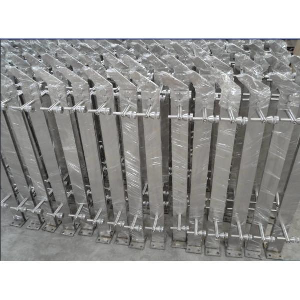 Stainless steel glass/rod balustrade posts satin /mirror finish
