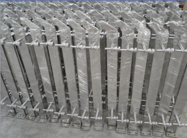 stainless steel glass fitting for balustrade, handrail railing post clamp