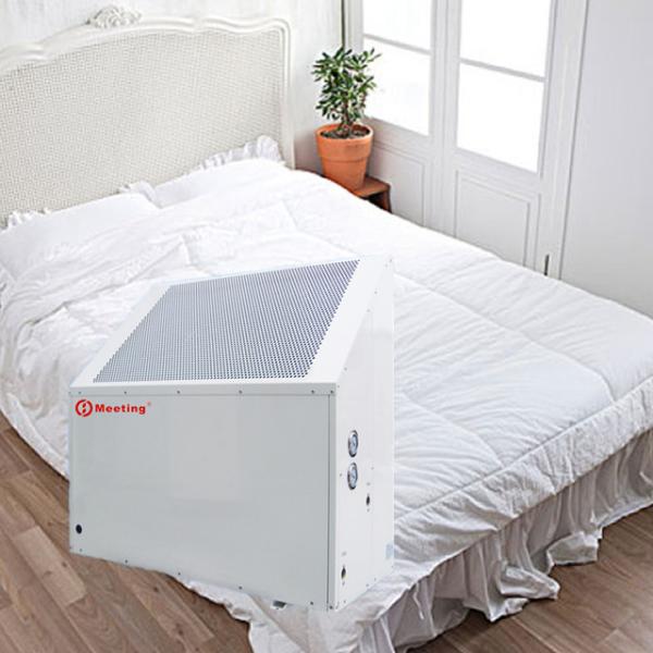 Household heat pump air source heat pump bath or home heating with touch screen
