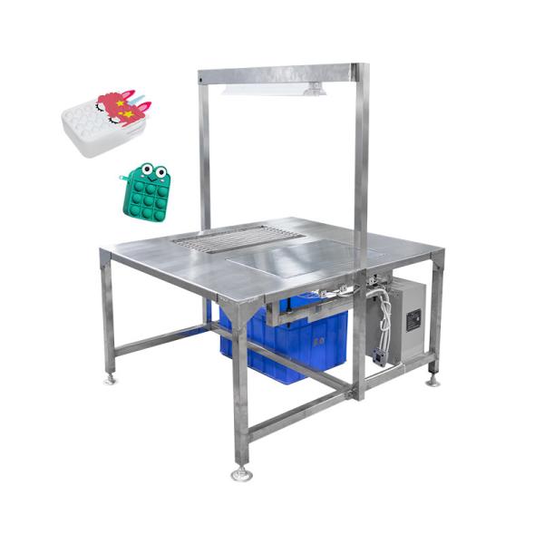 Máquina de cozimento de borracha de aço inoxidável distribuição manual mesa de cozimento de silicone molde