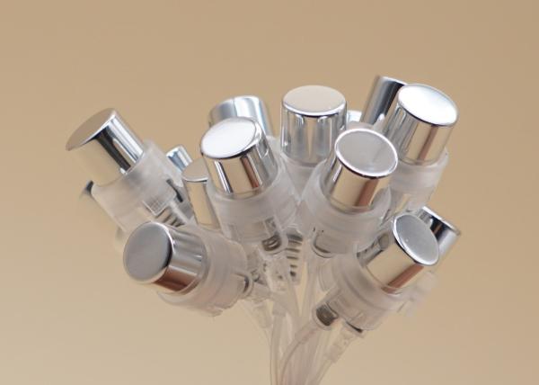 bomba de prata de alumínio do perfume de 15mm Crimpless com o colar para cuidados pessoais