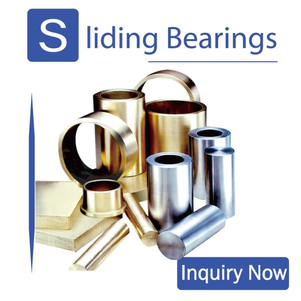 Symmco Oil Impregnated Sintered Bronze Cored Stock Bronze Bushing, High Heat Conduction, Long Life Surface
