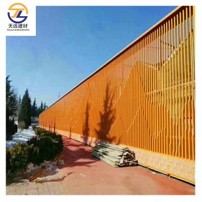 U- Shaped Aluminum Cube Custom Sizes Wooden Acp Panel PE Coating