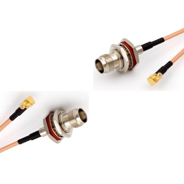 Женщина ТНК к МКС коаксиальному кабелю РГ316 мужчины 150мм