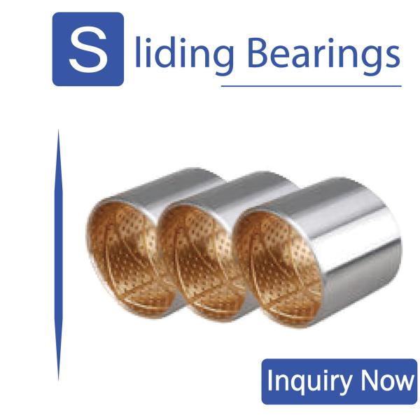 Steel backing with CuPb10Sn10  JF-800 Bimetal Bushes Inch Sizes Ball shaped Oil sockets