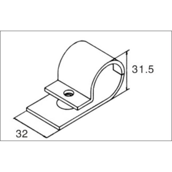 Electrophoretic Pipe Clamp Joints , Pipe Rack Stamping Black Metal Pipe Joints