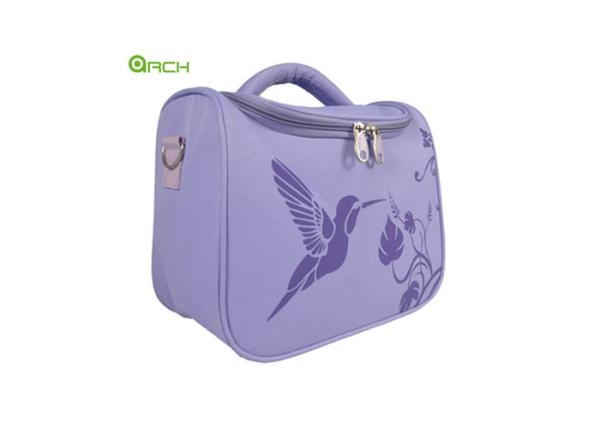 Printing Duffel Travel Vanity Cosmetic Bag with Top Carry Handle