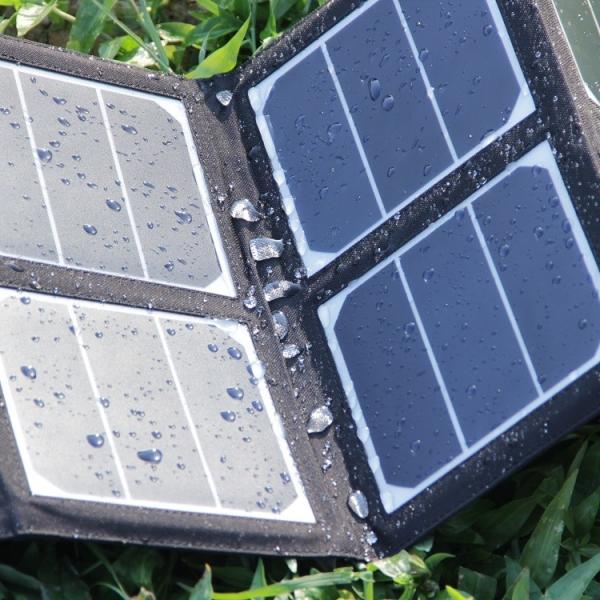 Suitcase Solar Panel Kit 40W 50W 60W Outdoor Camping Waterproof Folding Solar Panel Bag