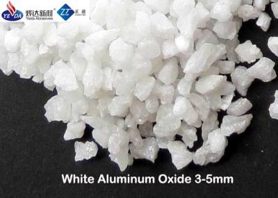 Thermal Stable Fused White Alumina , 3 - 5 Mm Abrasive Aluminium Oxide