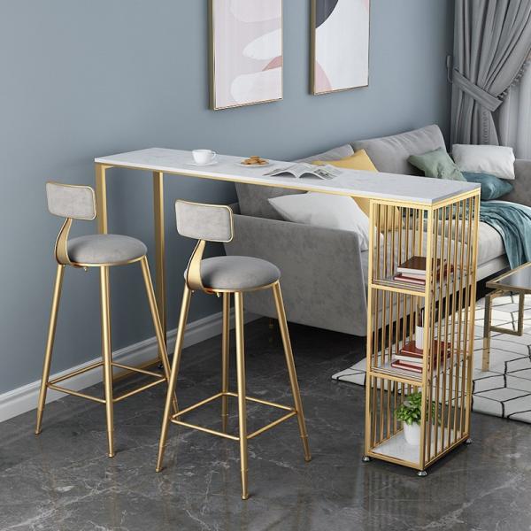 Bar Table Retractable with Stool Chair Home Partition Multi-Functional Dining Platform Storage Cabinet