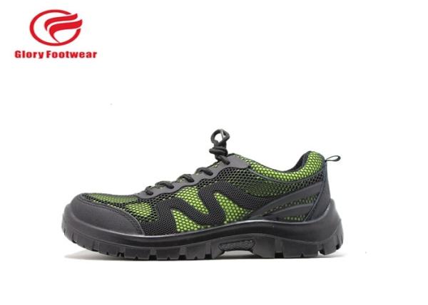 High Cut  Cool Looking  Mens Lightweight Steel Toe Shoes Anti Slip KPU Black / Brown