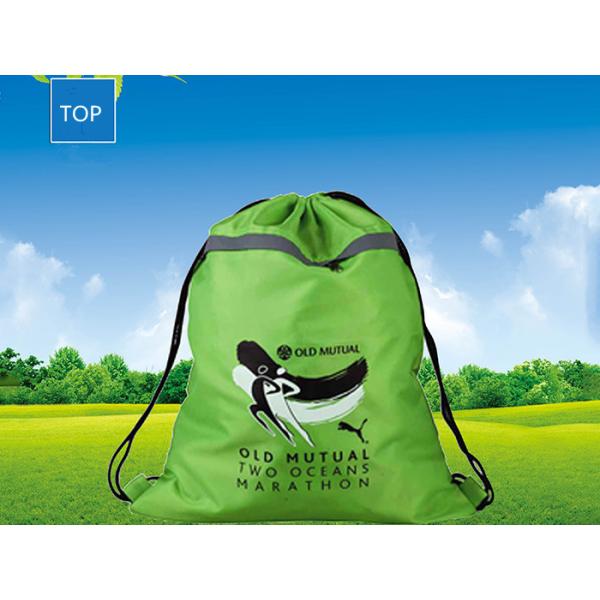 Personalized Advertising Drawstring Backpack W35*H47Cm Silk-Screen Printing
