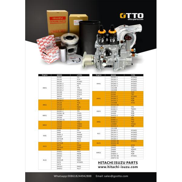 ZX200 6BG1 Piston Isuzu Engine Parts 8-97358574-0 8973585740 897358-5740