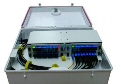 PLC Splitter Wall Mountedoptical fiber distribution box Cable Termination Box Waterproof light color manufacture