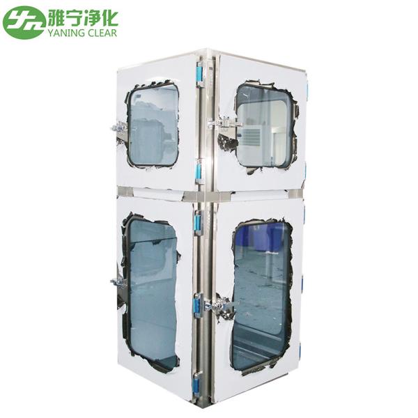 Customize Cleanroom Pass Box Stainless Steel With Multilayer Transfer Window Multilayer Passbox